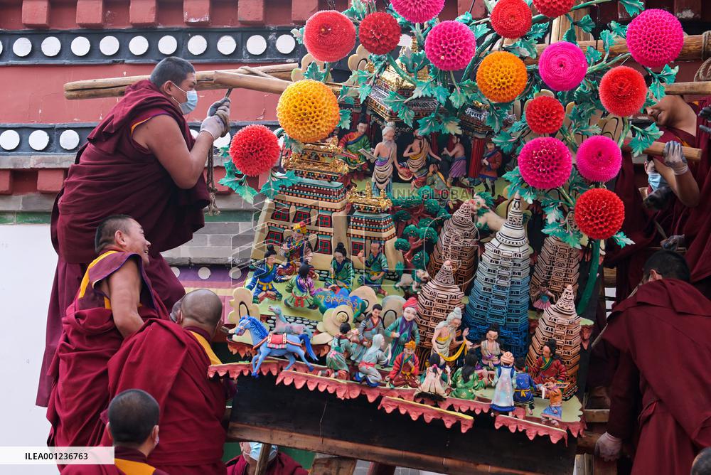 CHINA-QINGHAI-XINING-BUTTER SCULPTURES (CN)