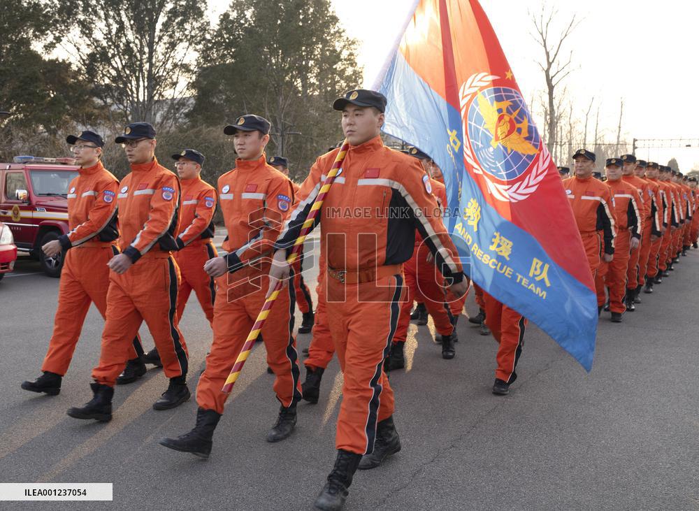 CHINA-BEIJING-RESCUE TEAM-TÜRKIYE-EARTHQUAKE (CN)