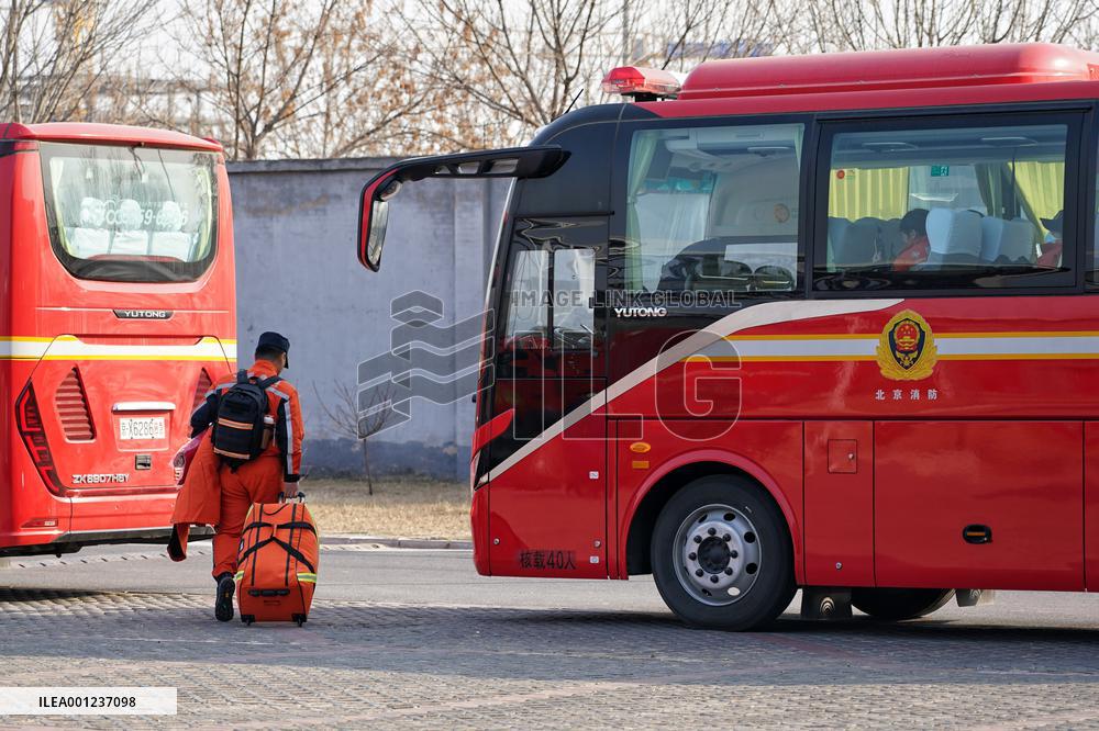 CHINA-BEIJING-RESCUE TEAM-TÜRKIYE-EARTHQUAKE (CN)