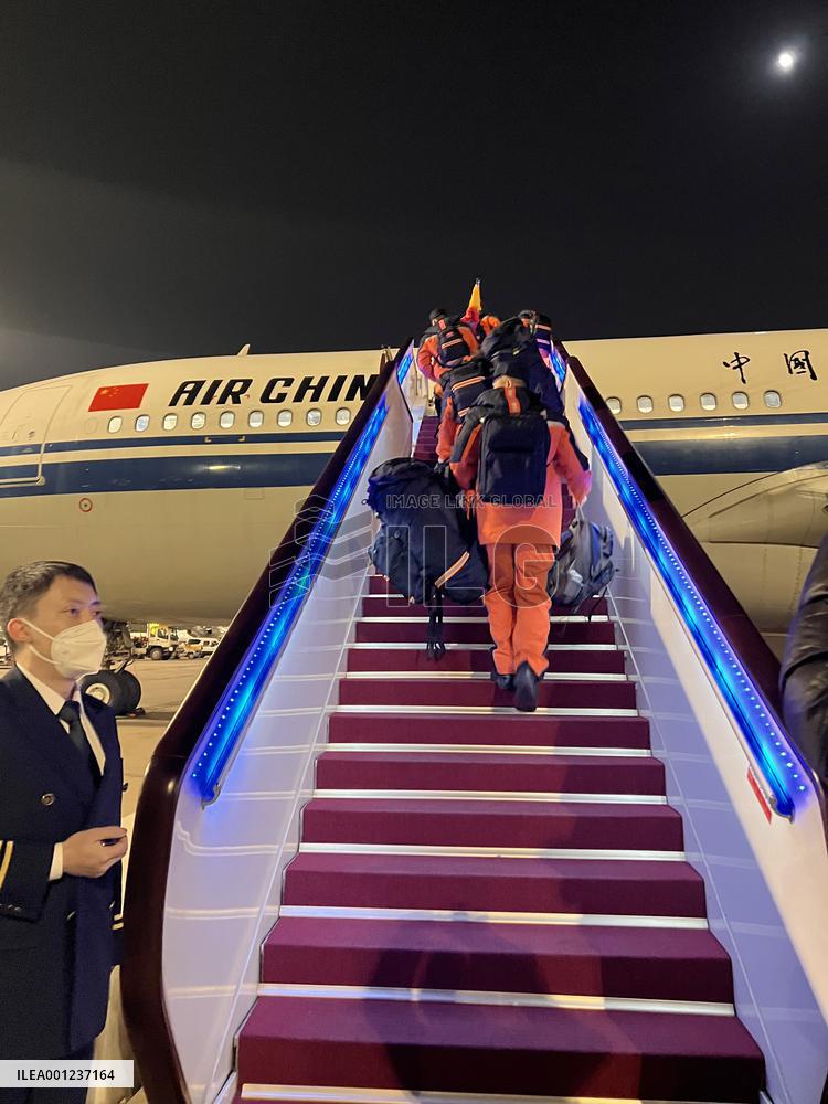 CHINA-BEIJING-RESCUE TEAM-TÜRKIYE-EARTHQUAKE (CN)