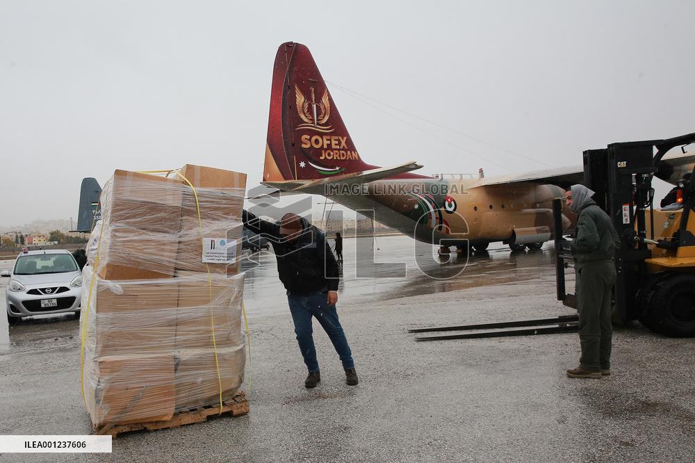 JORDAN-AMMAN-EARTHQUAKES-AID
