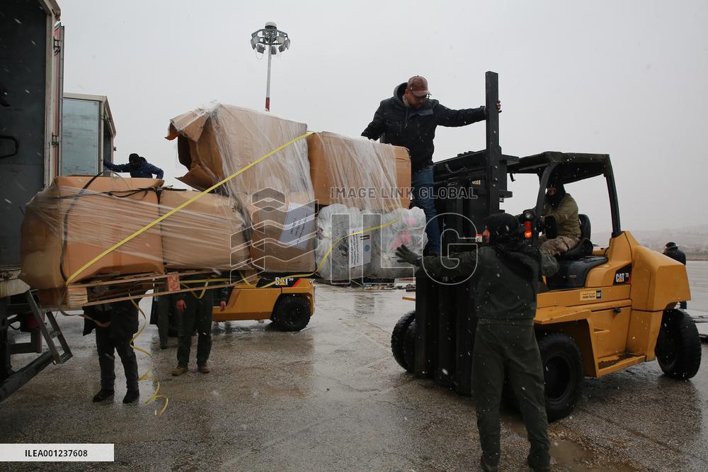 JORDAN-AMMAN-EARTHQUAKES-AID