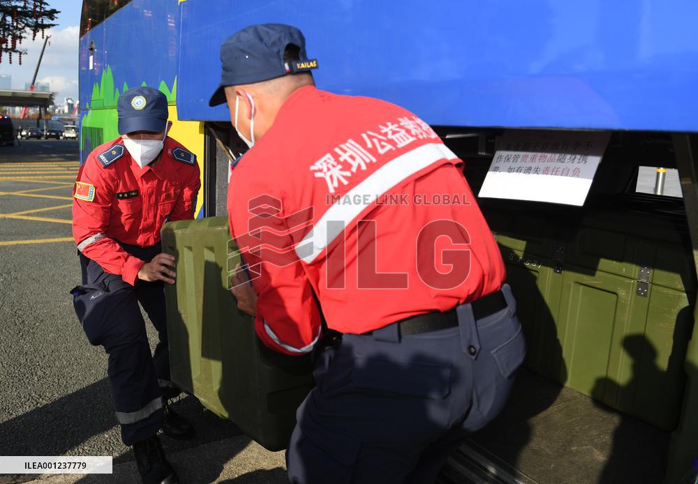 CHINA-SHENZHEN-RESCUE TEAM-TÜRKIYE-EARTHQUAKE (CN)