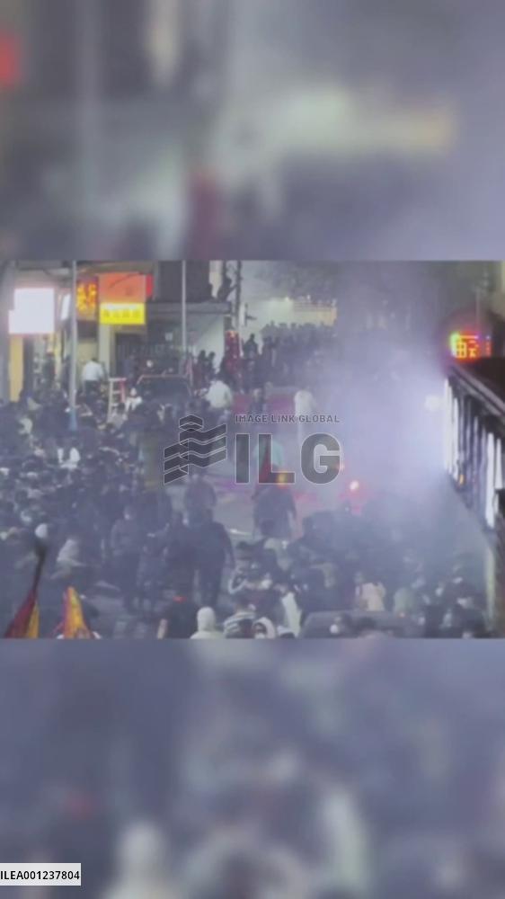 Chinese folk parade "Ying Laoye" in S China's Chaoshan region