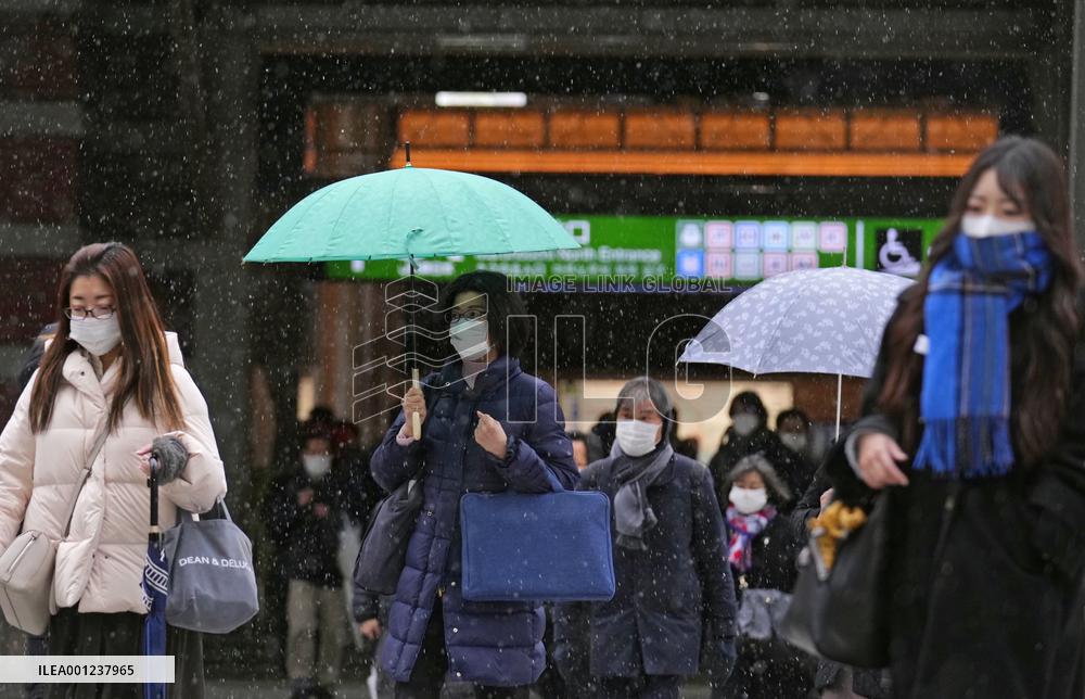 Snow in Tokyo