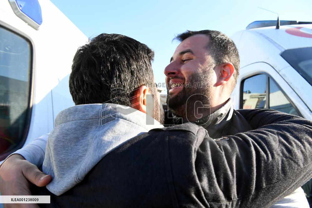 TÜRKIYE-HATAY-EARTHQUAKES-CHINESE RESCUE TEAM-WOMAN SURVIVOR-RESCUE