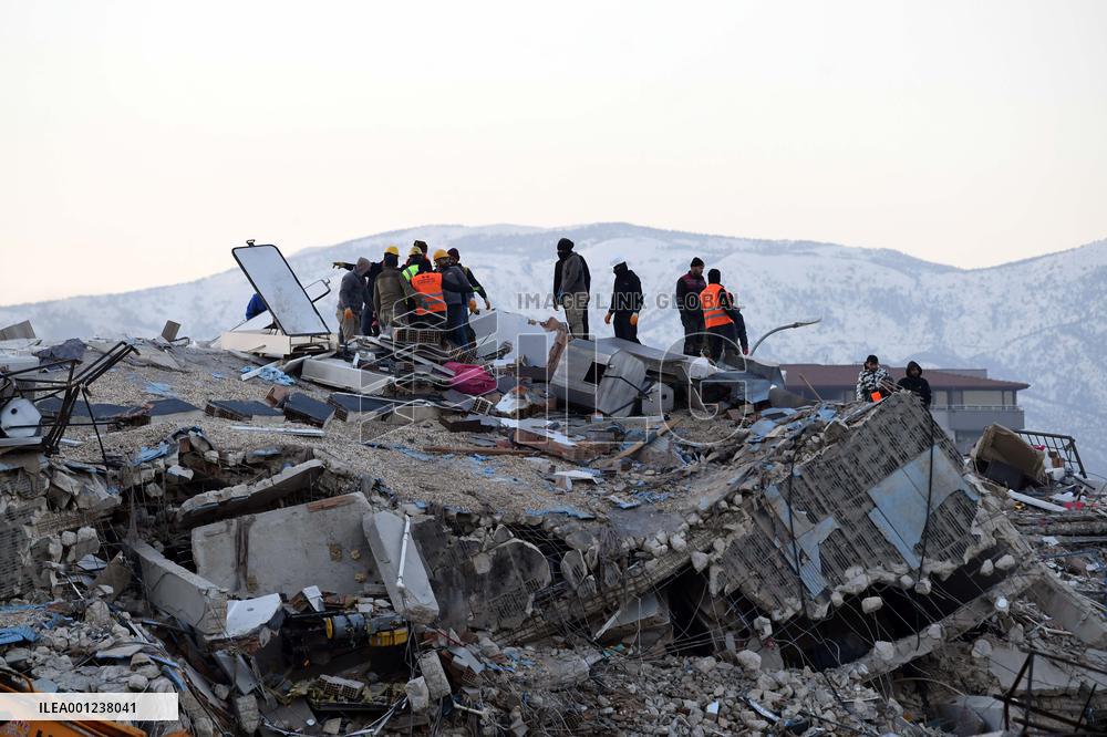 TÜRKIYE-HATAY-EARTHQUAKES-RESCUE