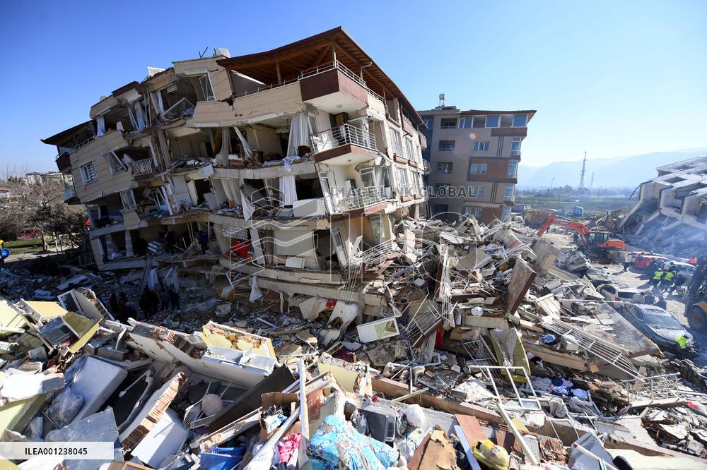 TÜRKIYE-HATAY-EARTHQUAKES-RESCUE