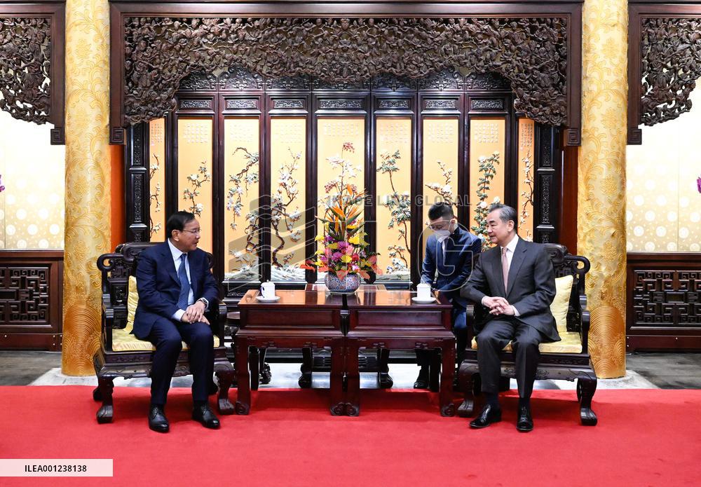 CHINA-BEIJING-WANG YI-CAMBODIAN DEPUTY PM AND FM-MEETING (CN)