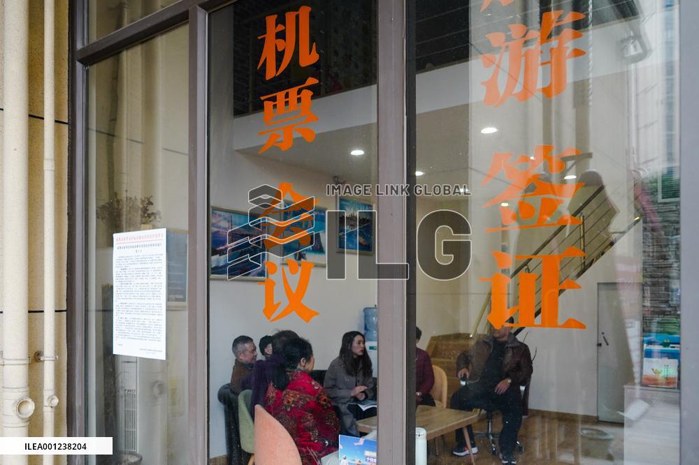 CHINA-SICHUAN-CHENGDU-OUTBOUND GROUP TRAVEL-INCREASE (CN)