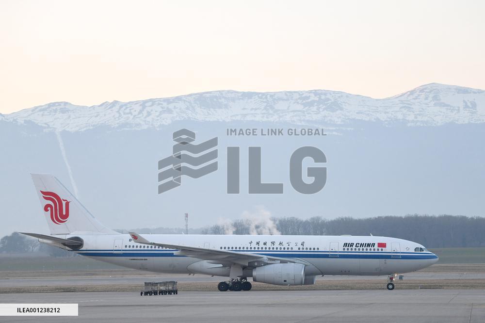 SWITZERLAND-BEIJING-GENEVA-AIRLINE-RESUMPTION