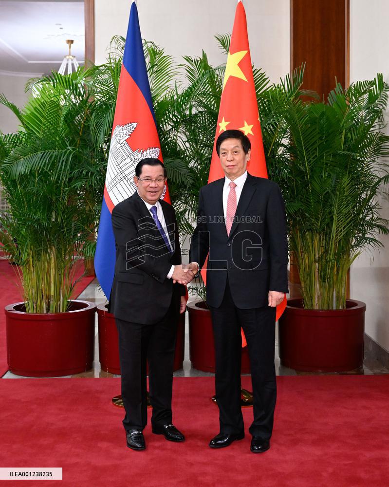 CHINA-BEIJING-LI ZHANSHU-CAMBODIAN PM-MEETING (CN)