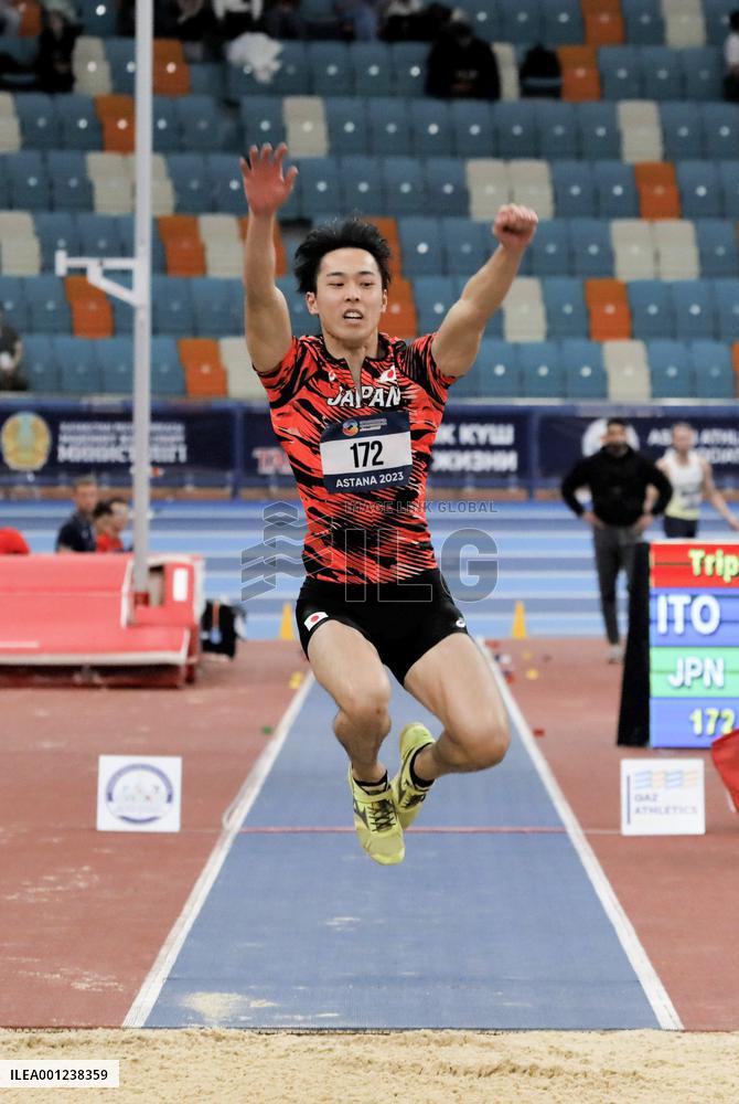 (SP)KAZAKHSTAN-ASTANA-ATHLETICS-ASIAN INDOOR CHAMPIONSHIPS-MEN'S TRIPLE JUMP