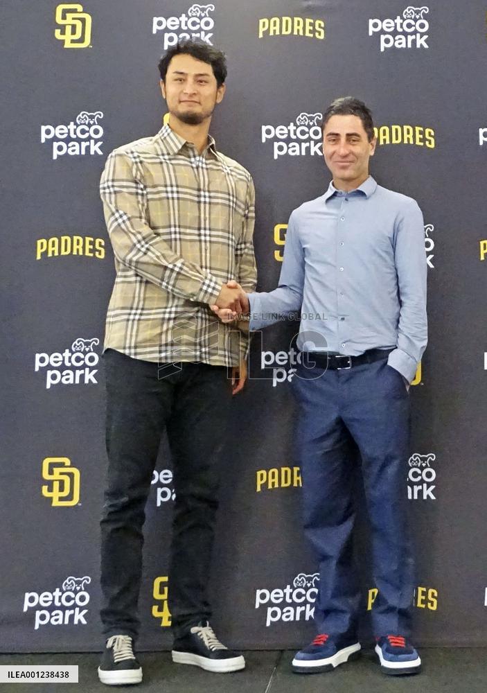 Baseball: Darvish, Preller presser