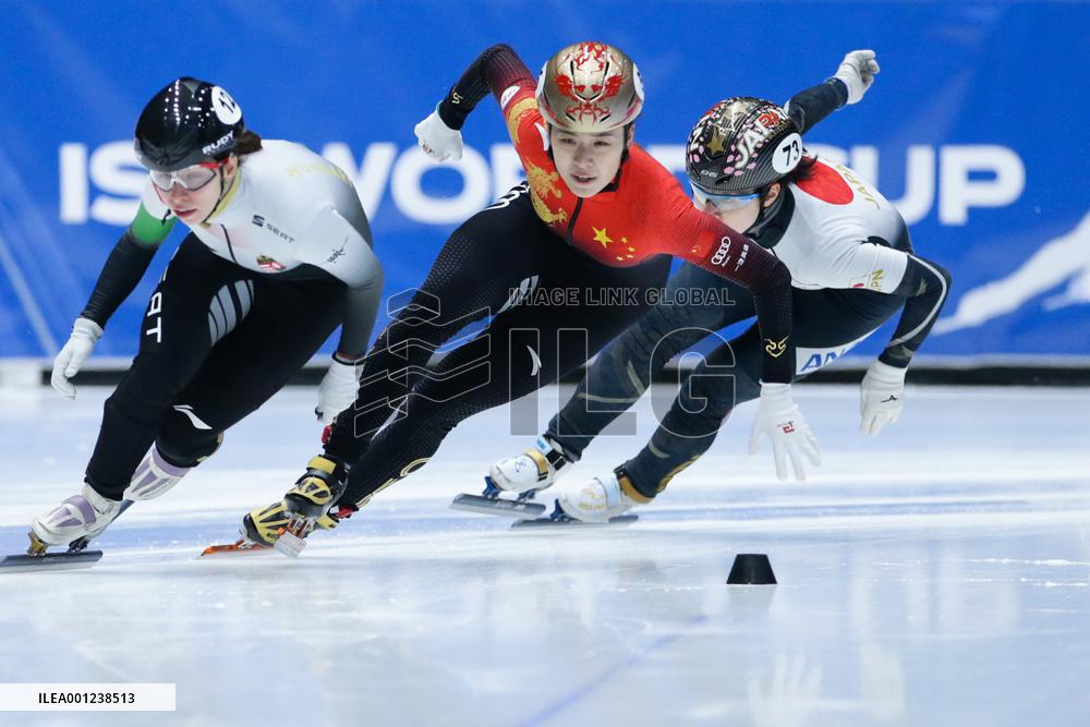 (SP)THE NETHERLANDS-DORDRECHT-SHORT TRACK SPEED SKATING-ISU WORLD CUP