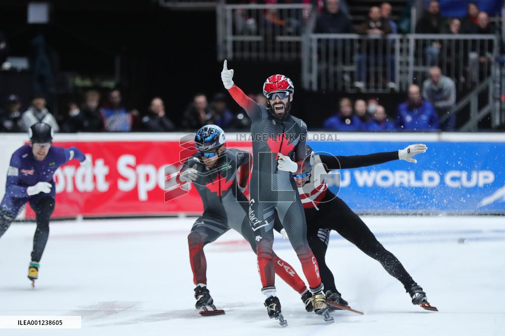 (SP)THE NETHERLANDS-DORDRECHT-SHORT TRACK SPEED SKATING-ISU WORLD CUP-DAY 1