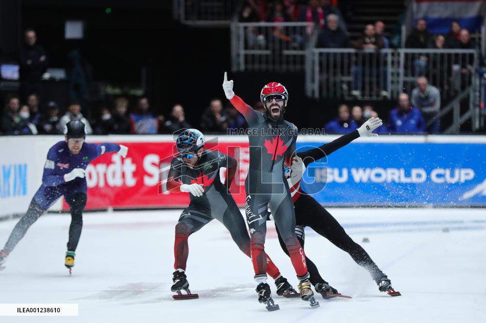 (SP)THE NETHERLANDS-DORDRECHT-SHORT TRACK SPEED SKATING-ISU WORLD CUP-DAY 1