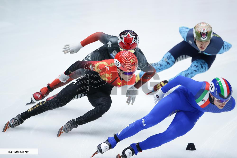 (SP)THE NETHERLANDS-DORDRECHT-SHORT TRACK SPEED SKATING-ISU WORLD CUP-DAY 1
