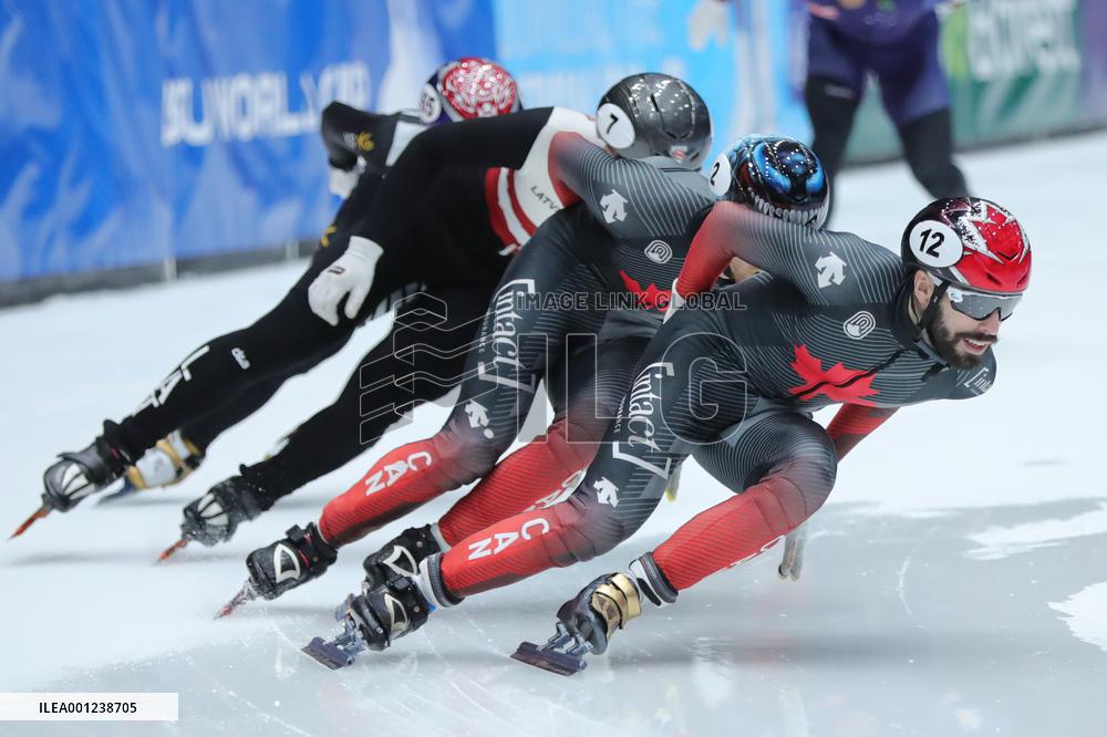 (SP)THE NETHERLANDS-DORDRECHT-SHORT TRACK SPEED SKATING-ISU WORLD CUP-DAY 1