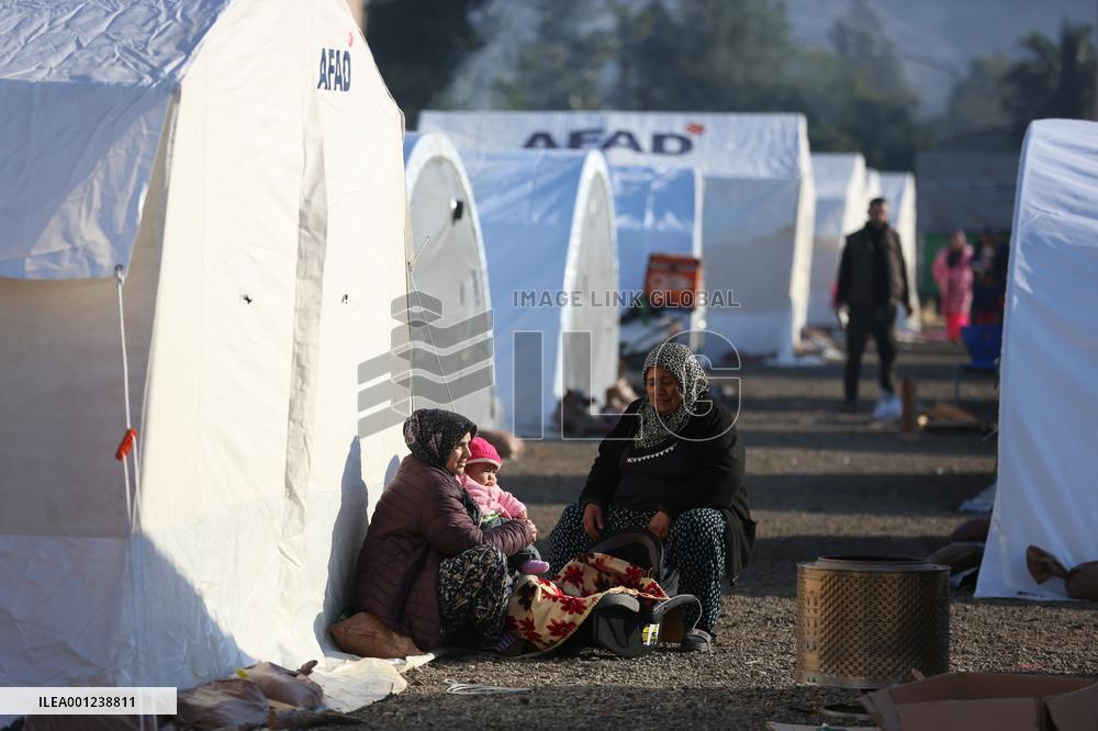 TÜRKIYE-ANTAKYA-EARTHQUAKES-TEMPORARY SHELTERS