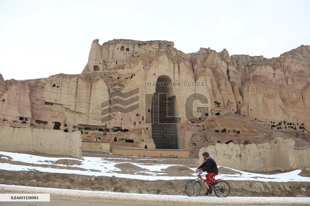 AFGHANISTAN-BAMYAN-SNOWFALL