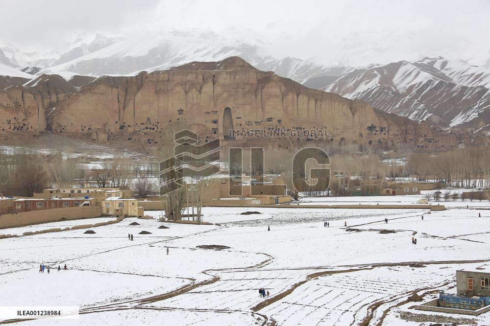 AFGHANISTAN-BAMYAN-SNOWFALL