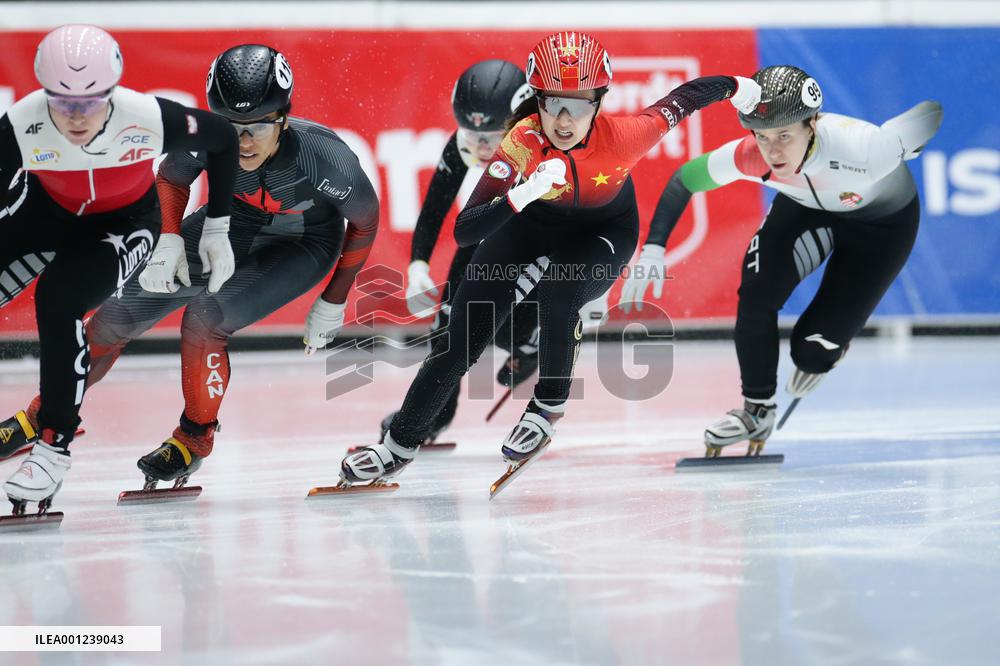 (SP)THE NETHERLANDS-DORDRECHT-SHORT TRACK SPEED SKATING-ISU WORLD CUP