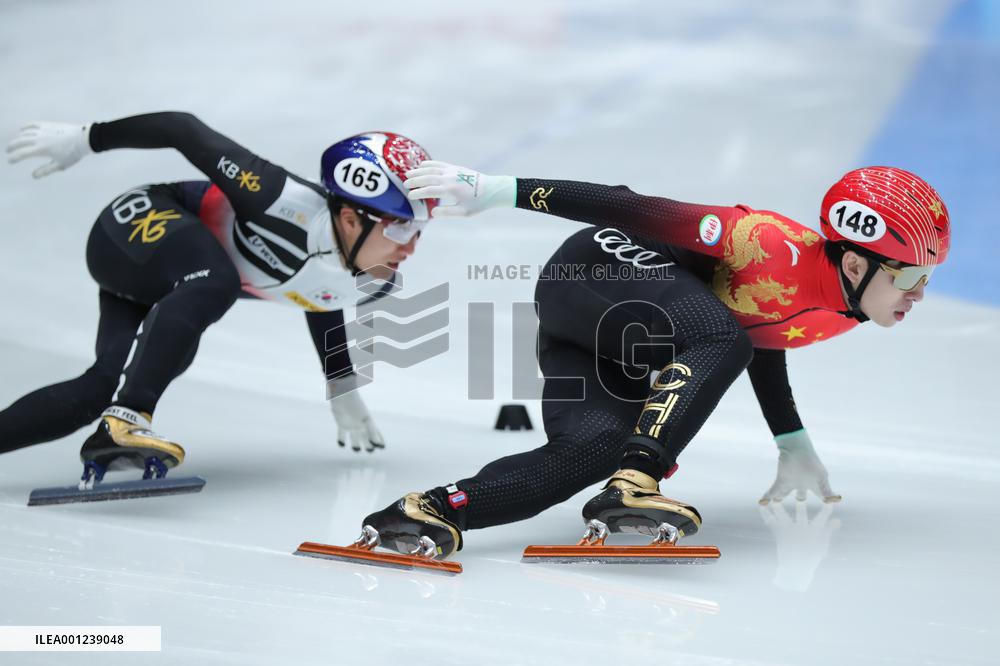 (SP)THE NETHERLANDS-DORDRECHT-SHORT TRACK SPEED SKATING-ISU WORLD CUP