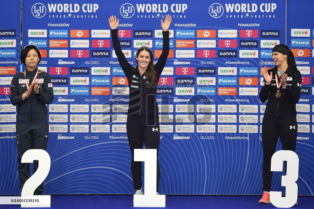 (SP)POLAND-TOMASZOW MAZOWIECKI-SPEED SKATING-ISU WORLD CUP-DAY 3