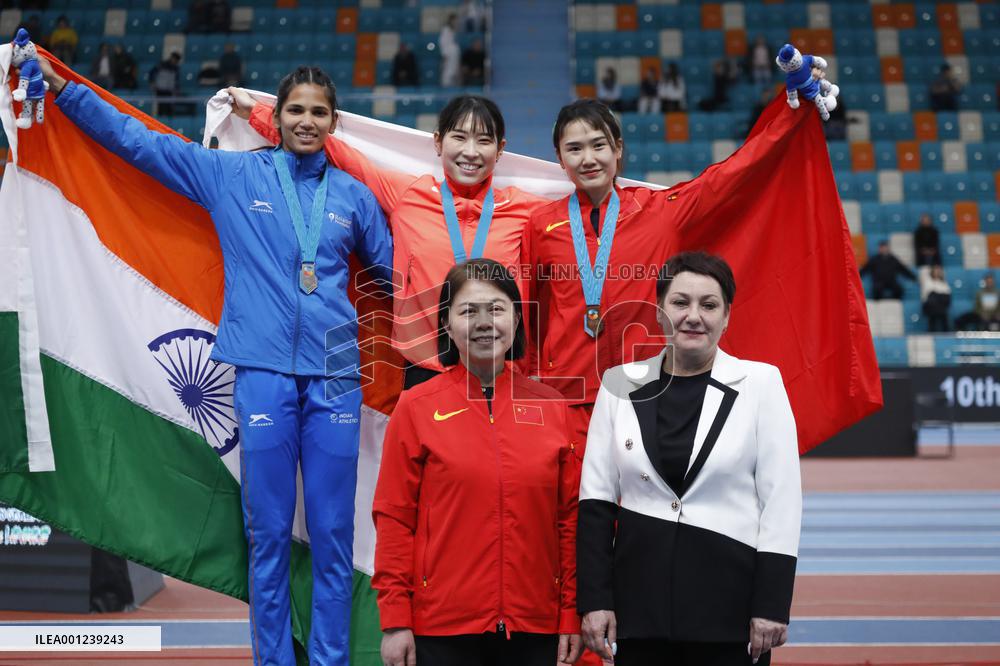 (SP)KAZAKHSTAN-ASTANA-ATHLETICS-ASIAN INDOOR CHAMPIONSHIPS-WOMEN'S 60M HURDLES