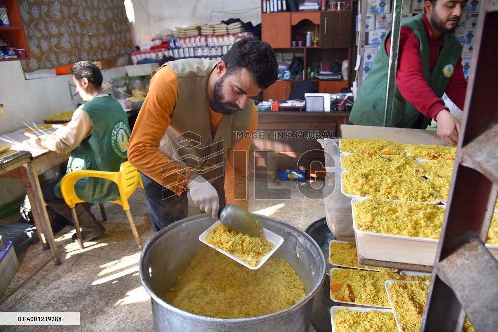 SYRIA-ALEPPO-CHARITY KITCHEN