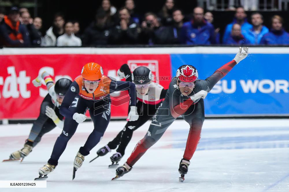 (SP)THE NETHERLANDS-DORDRECHT-SHORT TRACK SPEED SKATING-ISU WORLD CUP