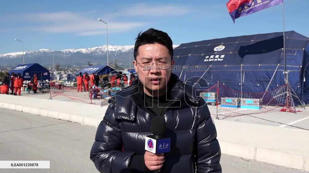 What equipment Chinese rescue team brings for rescue efforts in Türkiye?