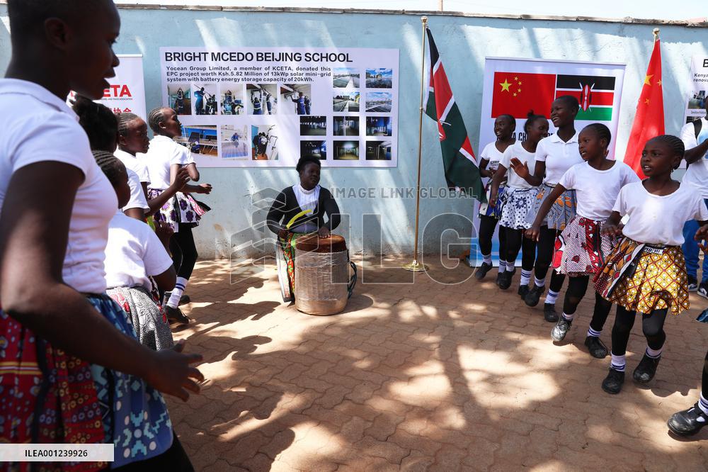 KENYA-NAIROBI-SLUM SCHOOL-FEEDING PROGRAM-CHINESE ENTERPRISES-DONATION