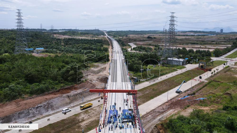 INDONESIA-KARAWANG-JAKARTA-BANDUNG HIGH-SPEED RAILWAY-CONSTRUCTION