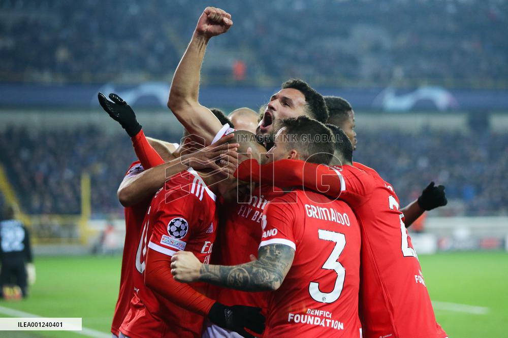 (SP)BELGIUM-BRUGES-UEFA CHAMPIONS LEAGUE-CLUB BRUGGE VS BENFICA