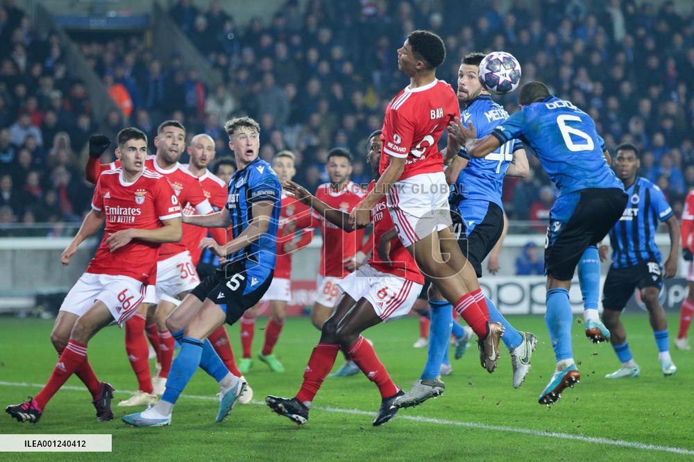 (SP)BELGIUM-BRUGES-UEFA CHAMPIONS LEAGUE-CLUB BRUGGE VS BENFICA
