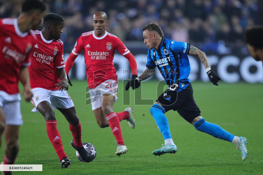 (SP)BELGIUM-BRUGES-UEFA CHAMPIONS LEAGUE-CLUB BRUGGE VS BENFICA