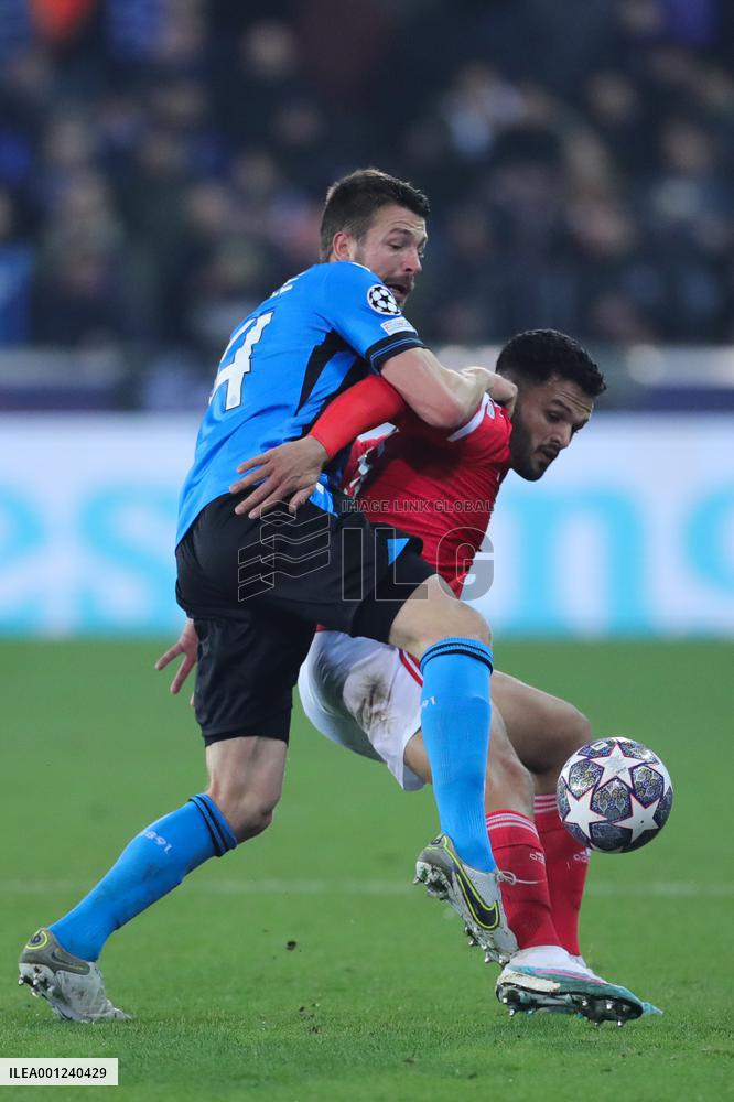 (SP)BELGIUM-BRUGES-UEFA CHAMPIONS LEAGUE-CLUB BRUGGE VS BENFICA