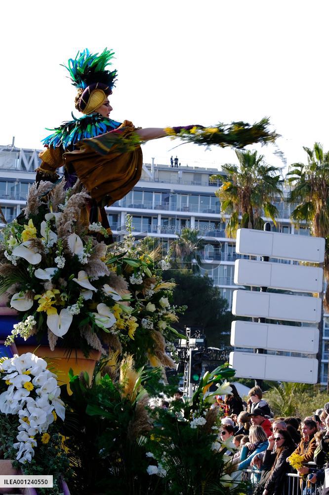 FRANCE-NICE CARNIVAL-FLOWER PARADE