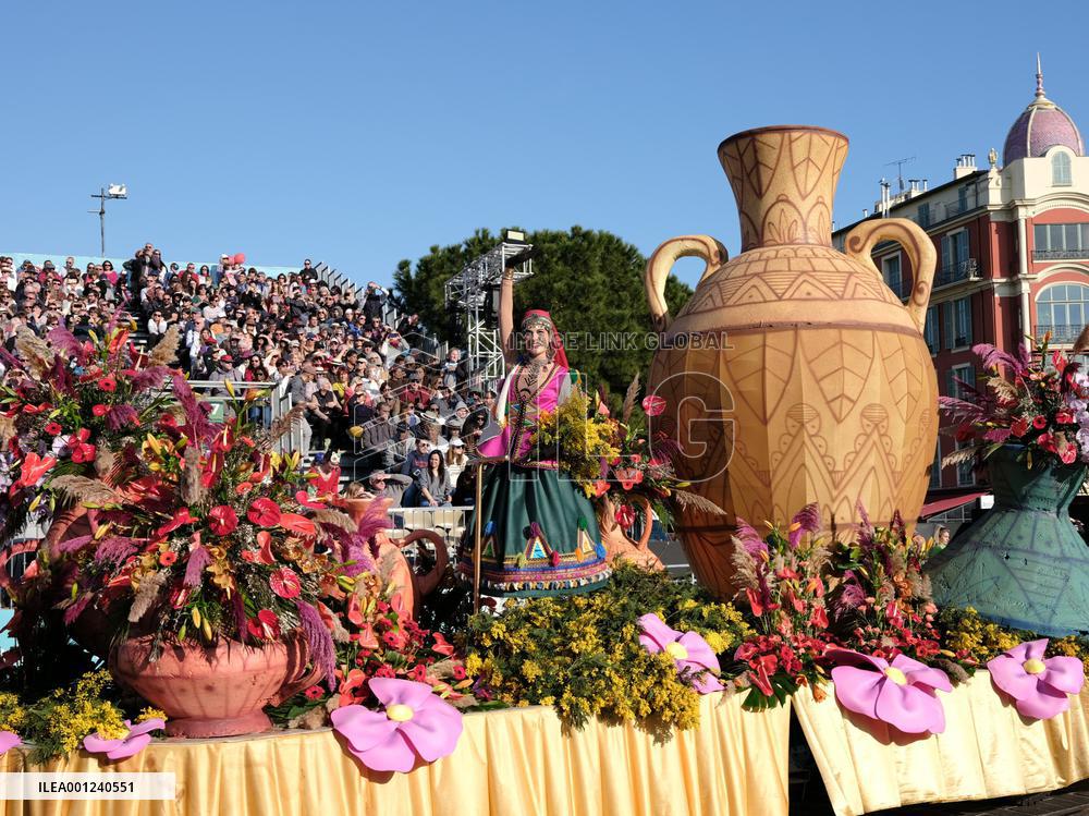 FRANCE-NICE CARNIVAL-FLOWER PARADE