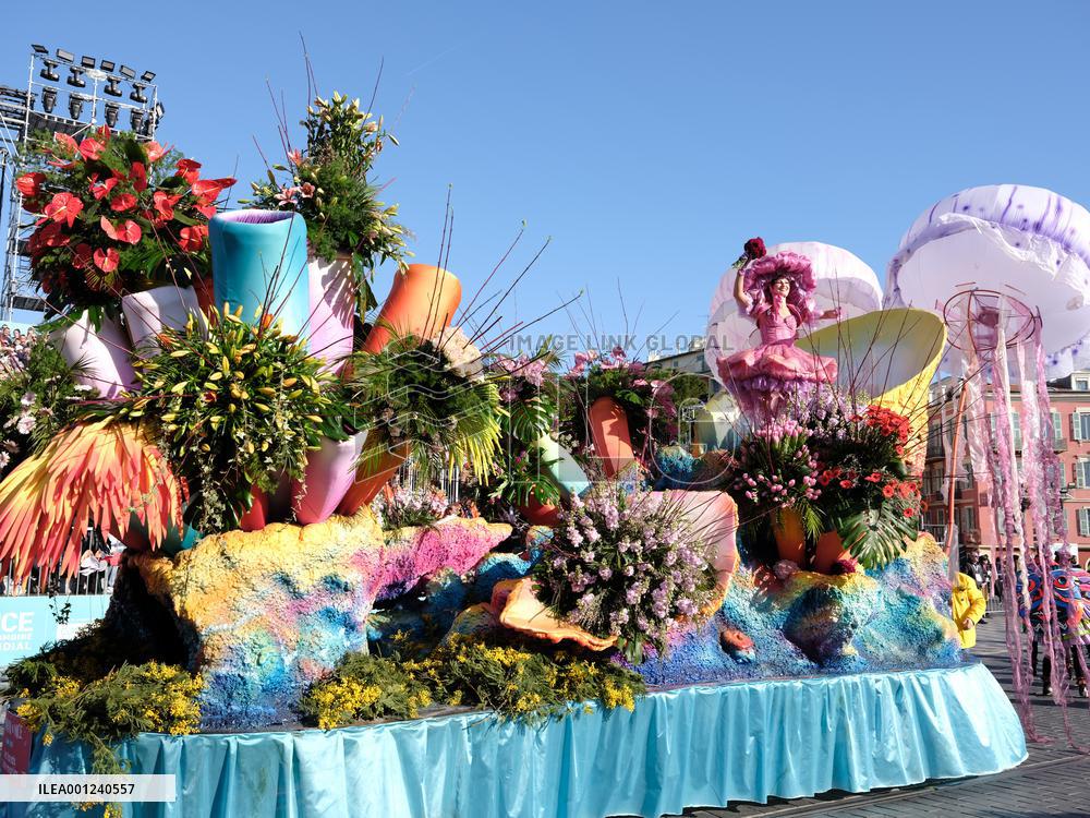 FRANCE-NICE CARNIVAL-FLOWER PARADE