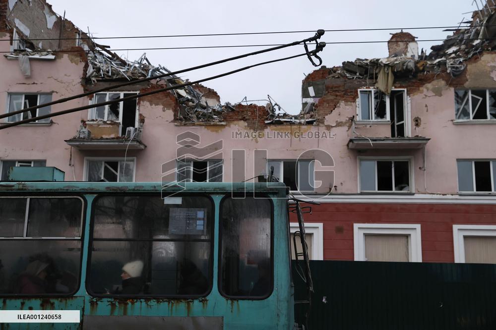 Scene in northern Ukraine