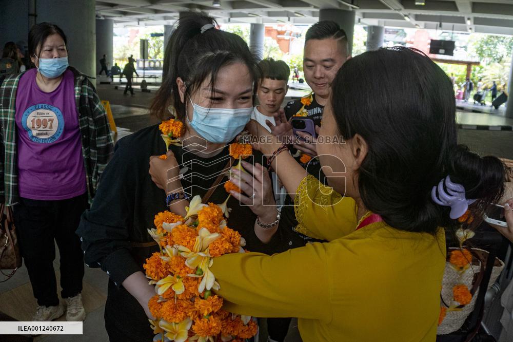 INDONESIA-BALI-CHINESE TOURISTS RETURN