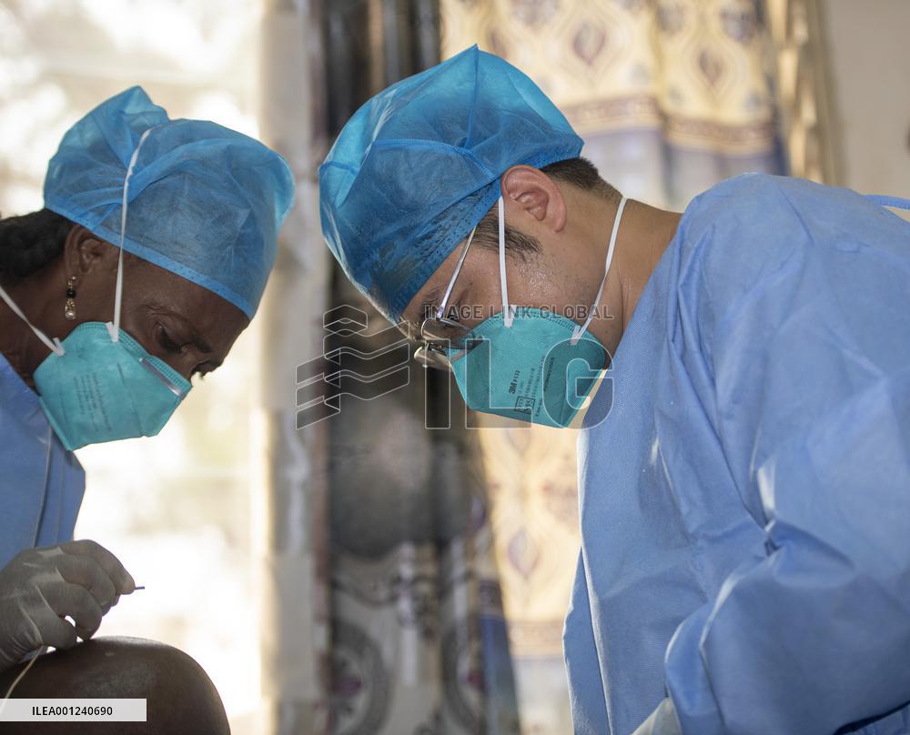 CENTRAL AFRICAN REPUBLIC-BANGUI-CHINESE MEDICAL TEAM-ACUPUNCTURIST