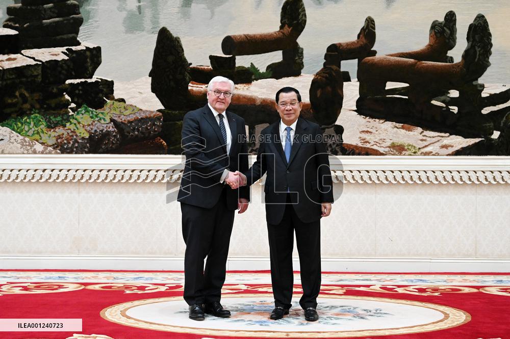 CAMBODIA-PHNOM PENH-GERMAN PRESIDENT-MEETING
