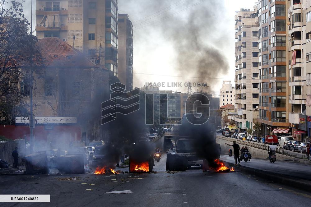 LEBANON-BEIRUT-FINANCIAL CRISIS-PROTEST