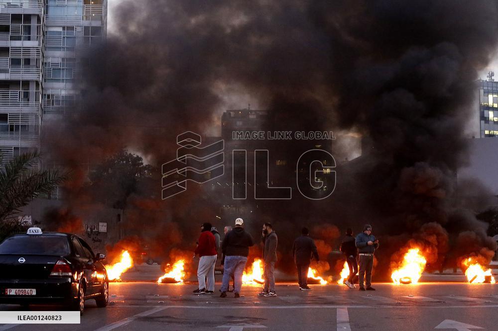 LEBANON-BEIRUT-FINANCIAL CRISIS-PROTEST