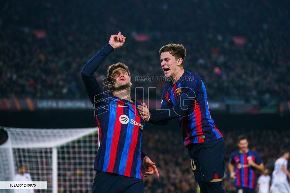 (SP)SPAIN-BARCELONA-FOOTBALL-UEFA-EUROPA LEAGUE-BARCELONA VS MANCHESTER UNITED