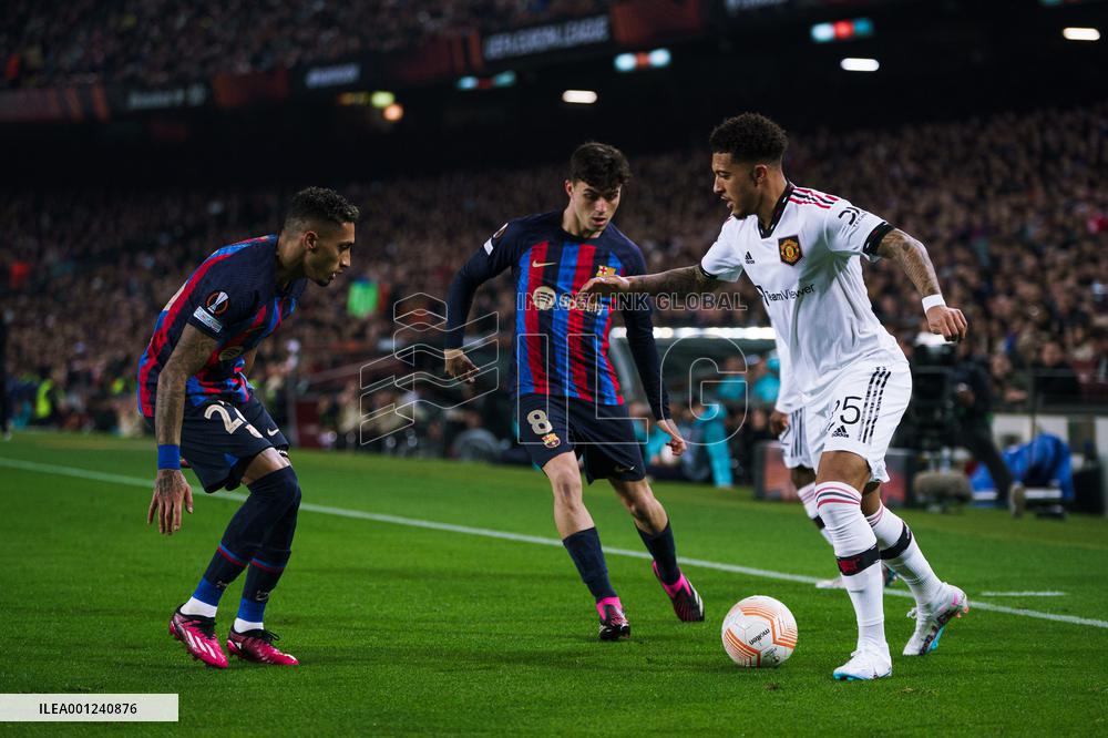 (SP)SPAIN-BARCELONA-FOOTBALL-UEFA-EUROPA LEAGUE-BARCELONA VS MANCHESTER UNITED